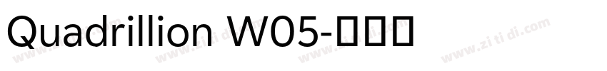Quadrillion W05字体转换